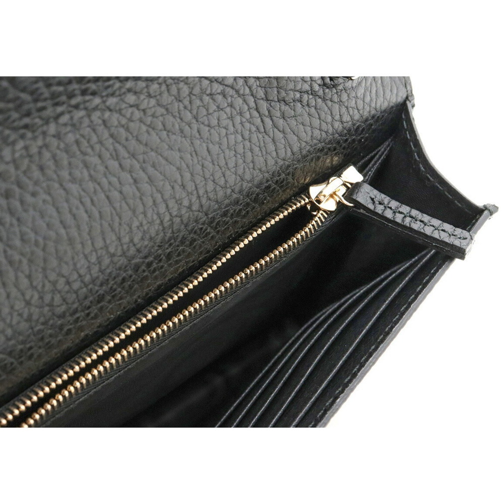 Gucci Interlocking G Chain Wallet Long Wallet Lea… - image 5
